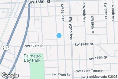 Map image of the property - 17321 SW 93rd Ave