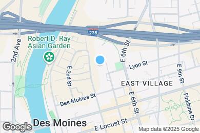 Map image of the property - The Scott at East Village Apartments