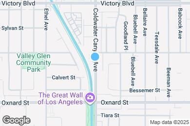 Map image of the property - 6169 Coldwater Canyon Ave