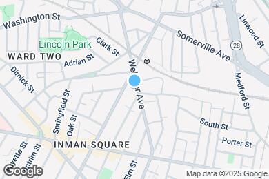 Map image of the property - 61 Webster Ave