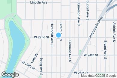 Map image of the property - 2200 Girard Ave S
