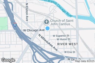 Map image of the property - 1001 W Chicago Ave