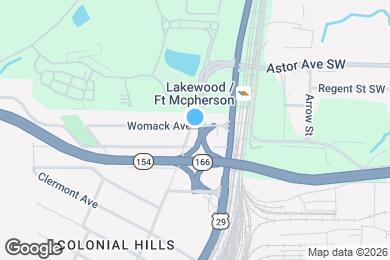 Map image of the property - 2036 McPherson Dr
