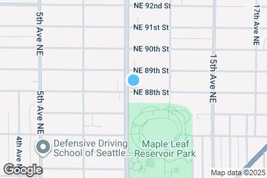 Map image of the property - 1000 NE 88th St