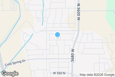 Map image of the property - 3822 W 860 N
