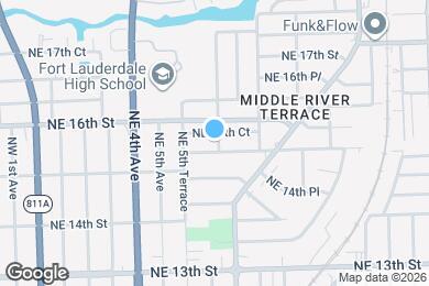 Map image of the property - 1501 NE 7th Ave