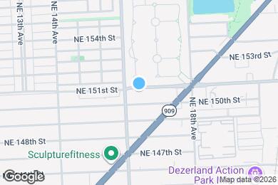 Map image of the property - 1616 NE 151st St
