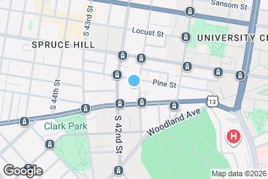 Map image of the property - 414 S 41st Street