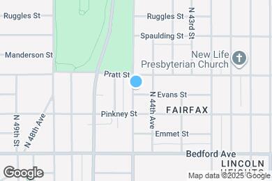 Map image of the property - 4476 Evans St