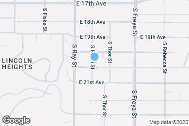Map image of the property - 3303 E Congress Ave