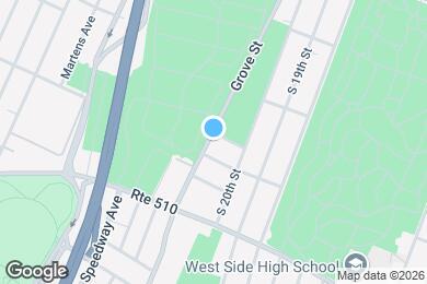 Map image of the property - 320 Grove St