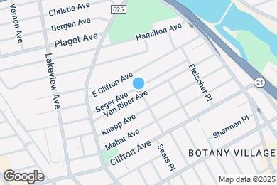 Map image of the property - 116 Van Riper Ave