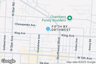 Map image of the property - 1340 King Ave