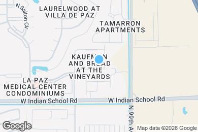 Map image of the property - 9954 W Monterosa Ave