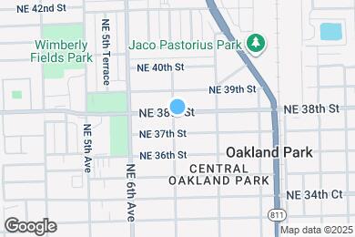 Map image of the property - 802 NE 38th St