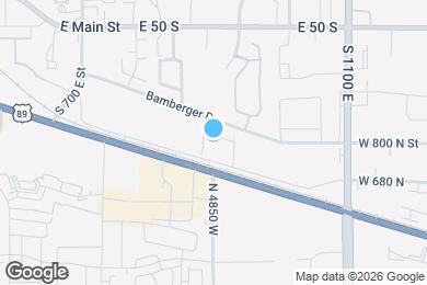 Map image of the property - 886 E 180 S