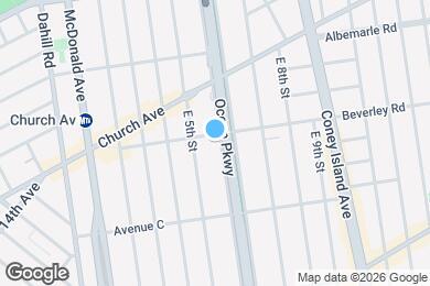 Map image of the property - 260 Ocean Pkwy