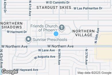 Map image of the property - 3910 W Loma Ln
