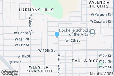 Map image of the property - 1440 N Lincoln Ave