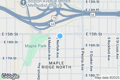 Map image of the property - 1519 S Norfolk Ave