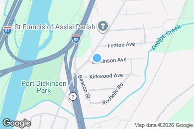 Map image of the property - 10 Dickinson Ave