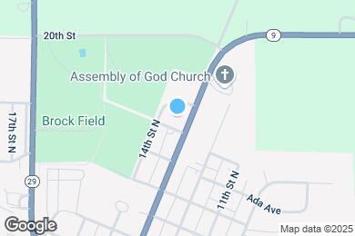 Map image of the property - 1027 13th St N