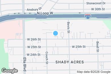 Map image of the property - 1403 W 26th St