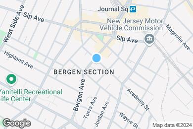 Map image of the property - 872 Bergen Ave