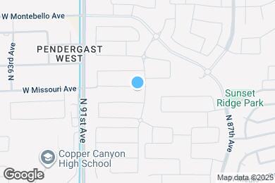 Map image of the property - 8909 W Missouri Ave