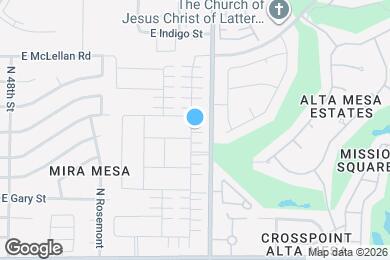 Map image of the property - 1435 N Balboa