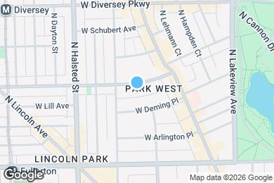 Map image of the property - 665 W Wrightwood