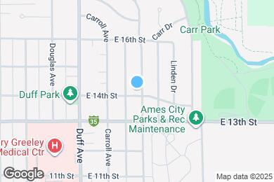 Map image of the property - 1403 Maxwell Ave