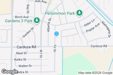 Map image of the property - 1634 Fir Dr