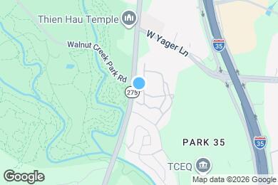 Map image of the property - 12205 N Lamar Blvd
