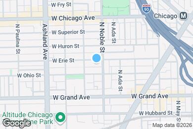 Map image of the property - 1411 W Erie St