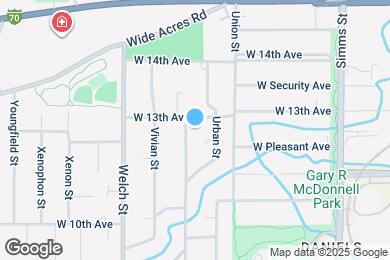 Map image of the property - 1280 Van Gordon St