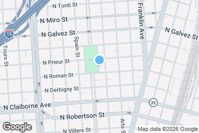 Map image of the property - 1819 St Roch Ave