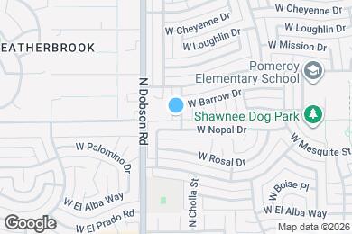 Map image of the property - 2500 N Cholla St