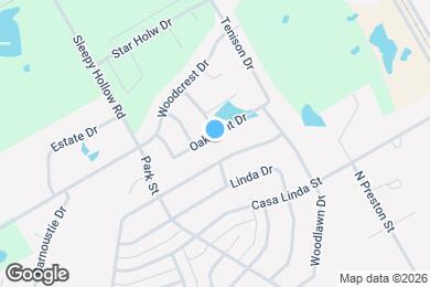 Map image of the property - 805 Oakmont Dr