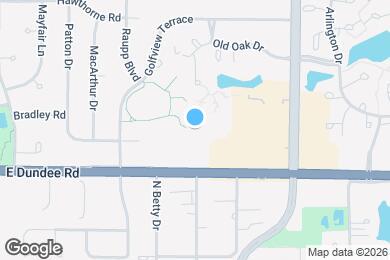Map image of the property - 8 Oak Creek Dr