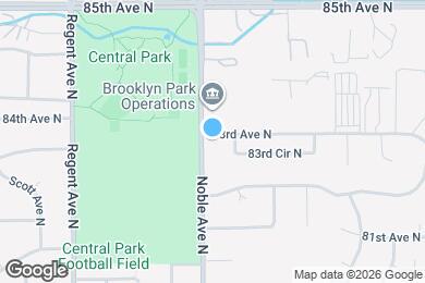 Map image of the property - 8232 Noble Ave N