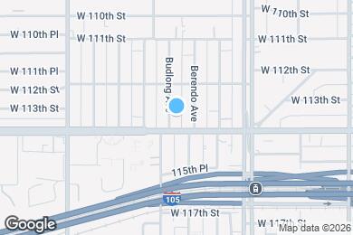 Map image of the property - 11242 S Budlong Ave