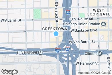 Map image of the property - 338 S Halsted St