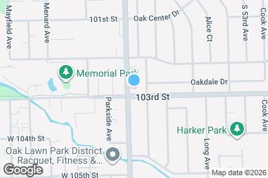 Map image of the property - 10241 Central Ave