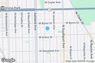 Map image of the property - 3825 N Greenview Ave