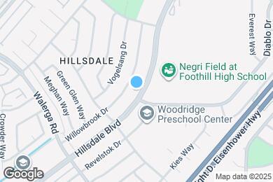 Map image of the property - 5921 Hillsdale Blvd