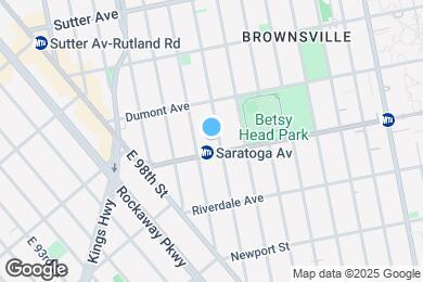 Map image of the property - 768 Saratoga Ave