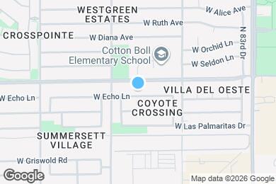 Map image of the property - 8614 W Echo Ln