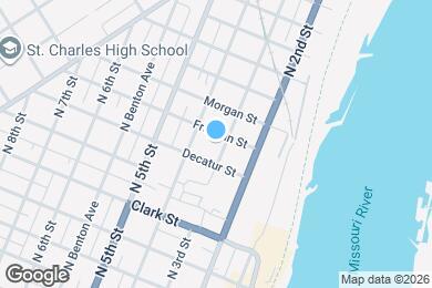 Map image of the property - 723 N 3rd St