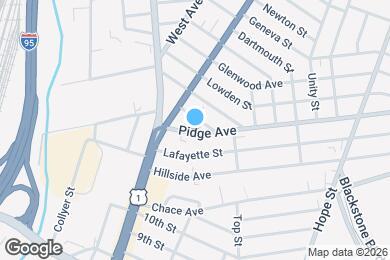 Map image of the property - 151 Pidge Ave
